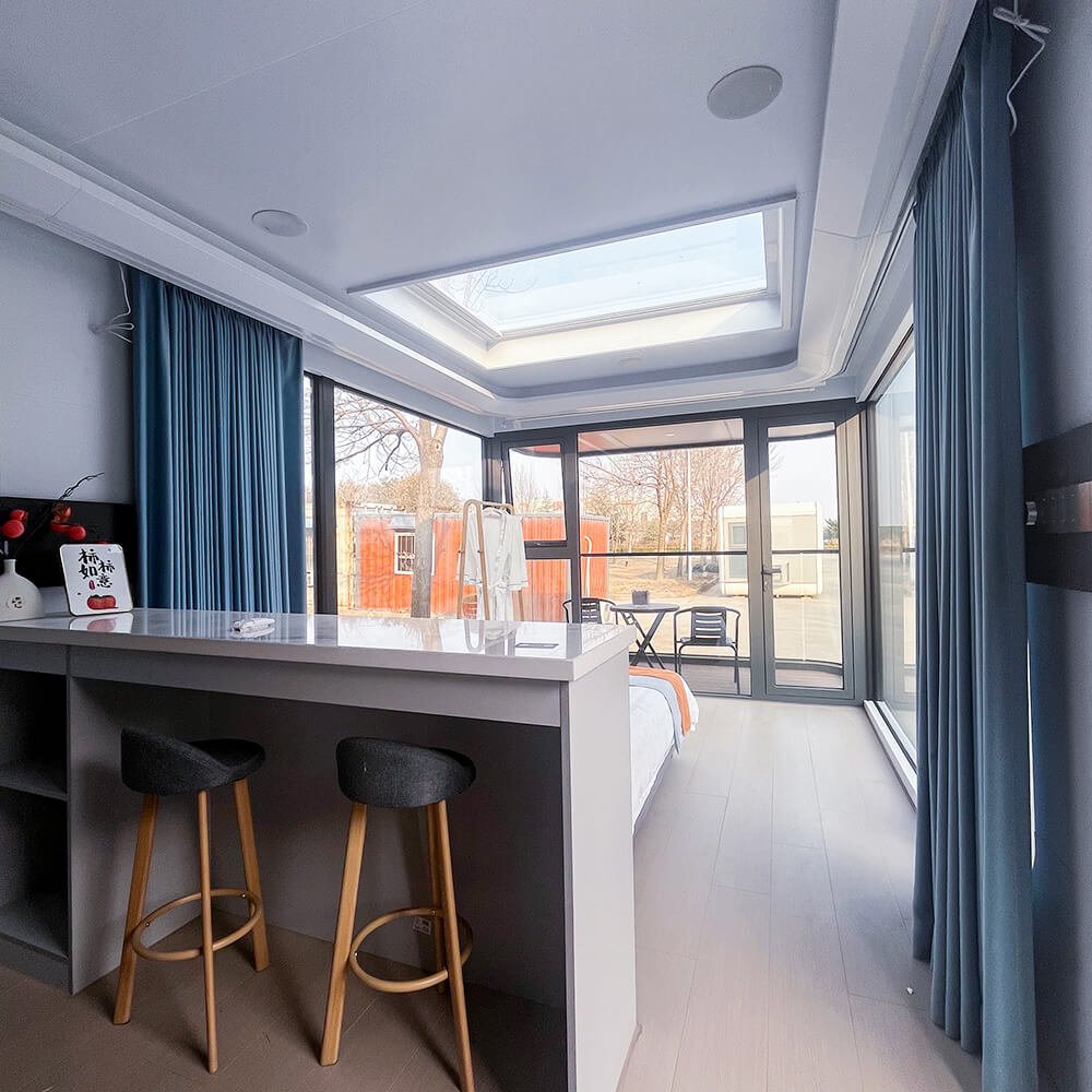 Luxury Modern Modular Mobile apple Cabin Hotel Container House Prefab Space Capsule House - Image 2