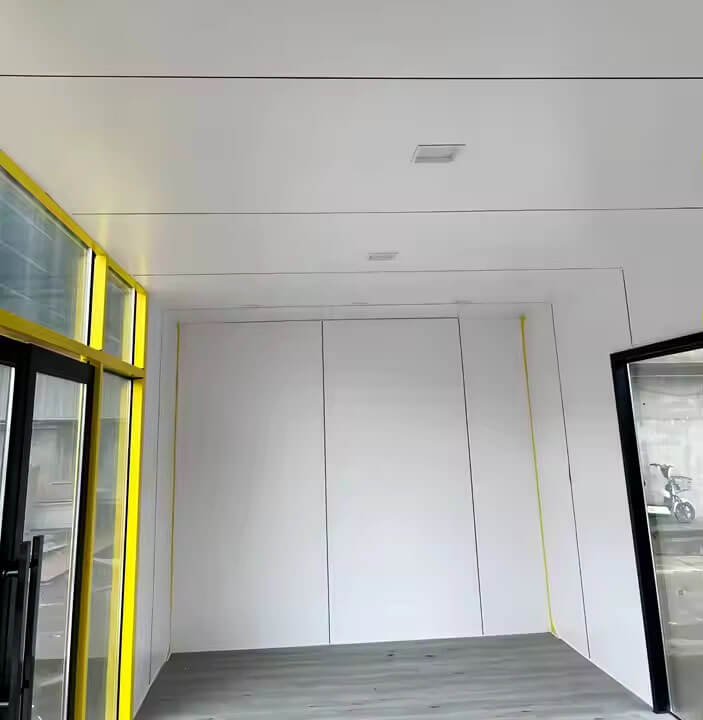 The spacious interior of the Apple Room
